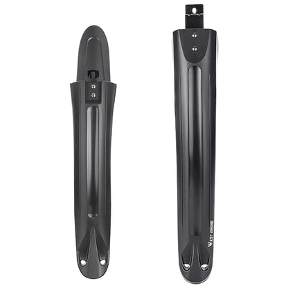 WEST BIKING YP0714028 1 Pair Arc Design Front and Rear Mountain Bike Widened Fenders