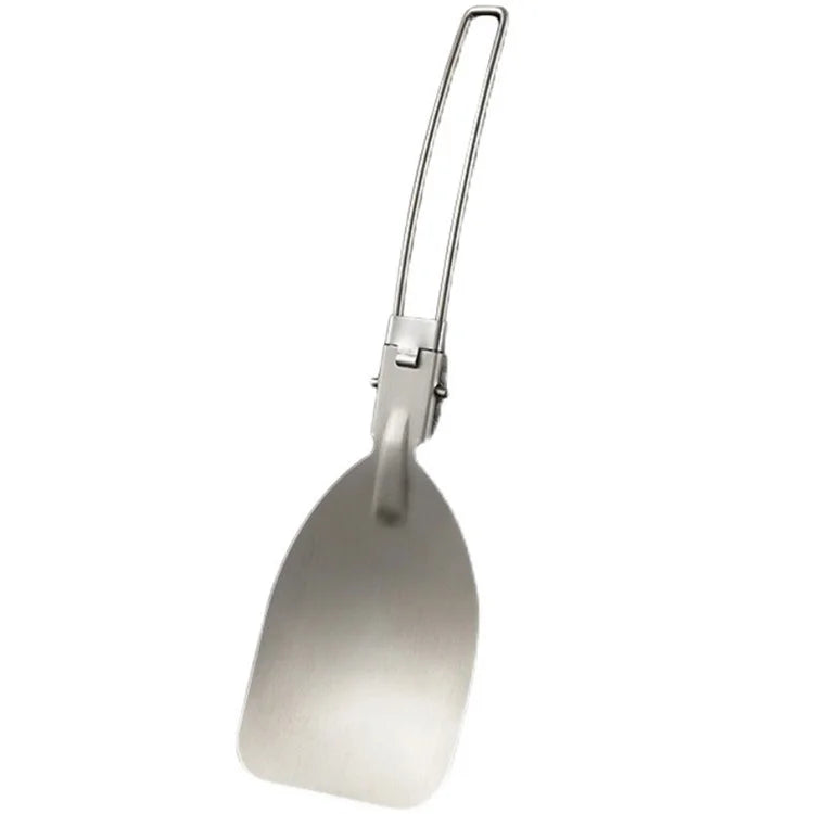 AOTU Outdoor Camping Picnic Foldable Spatula 304 Stainless Steel Turner (BPA-Free, No FDA Certification)