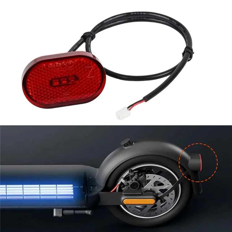 LYP4006-2 For Xiaomi Electric Scooter 4 / 4 Lite Tail Light Replacement Rear Light Safety Warning Lamp