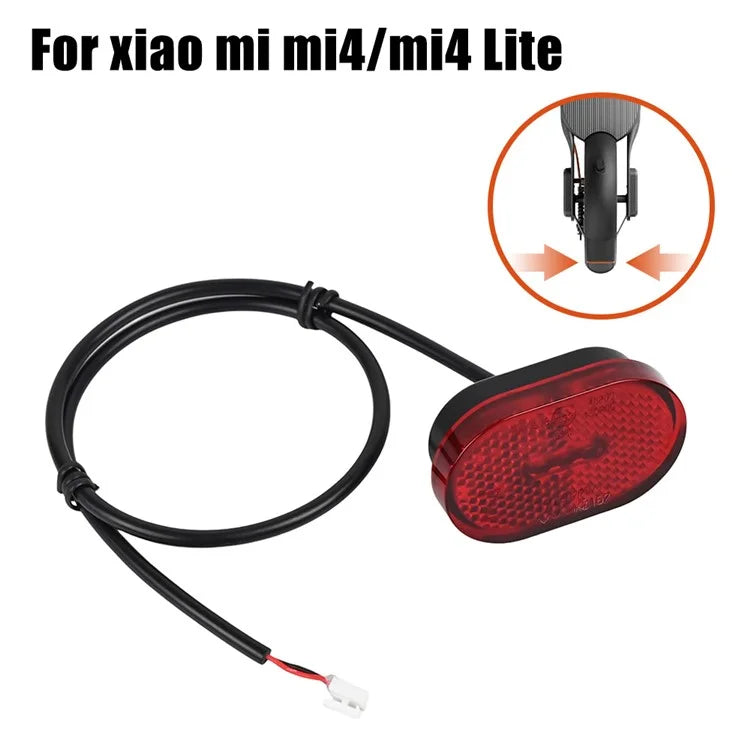 LYP4006-2 For Xiaomi Electric Scooter 4 / 4 Lite Tail Light Replacement Rear Light Safety Warning Lamp