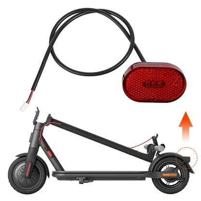 LYP4006-2 For Xiaomi Electric Scooter 4 / 4 Lite Tail Light Replacement Rear Light Safety Warning Lamp