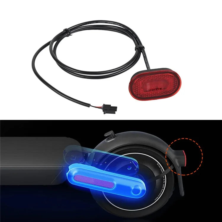LYP4006-3 For Xiaomi Electric Scooter 4 Ultra Tail Light Replacement Rear Light Warning Lamp