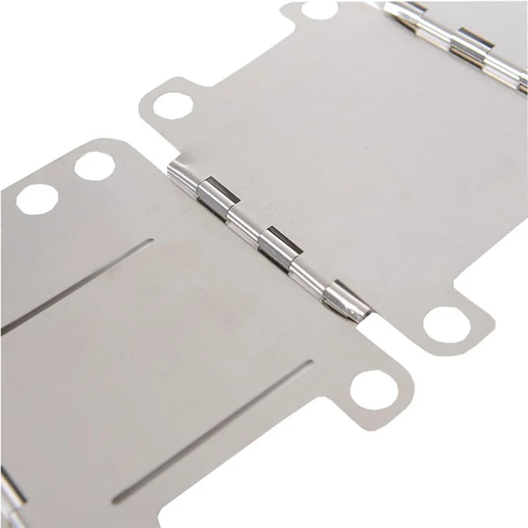 AOTU Stainless Steel Outdoor Wood Burning Stove Folding Burner Charcoal Alcohol Stove