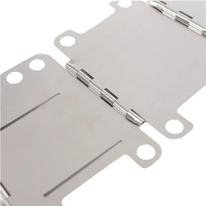 AOTU Stainless Steel Outdoor Wood Burning Stove Folding Burner Charcoal Alcohol Stove