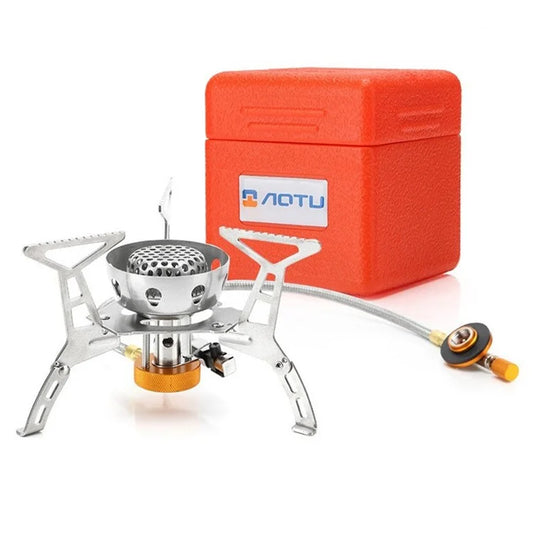 AOTU AT6309-B 3200W Camping Backpacking Stove Portable Burner Cooking Stove