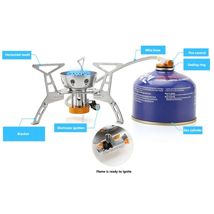 AOTU AT6309-B 3200W Camping Backpacking Stove Portable Burner Cooking Stove