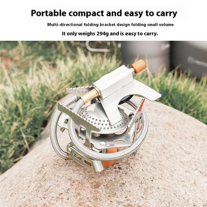 AOTU AT6404 3500W Camping Stove Fuel Gas Burner Cooking Tool with Storage Box