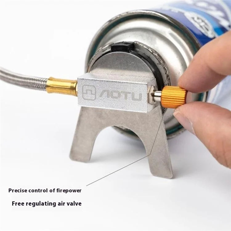 AOTU AT6404 3500W Camping Stove Fuel Gas Burner Cooking Tool with Storage Box