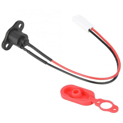 For Xiaomi M365 / Pro Charging Port + Waterproof Cover Electric Scooter Replacement Part