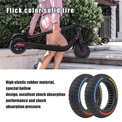 For Xiaomi Mi 4 / Mi 4 Pro Electric Scooter 10x2.5-7-Inch Replacement Rubber Tire Anti-Slip E-Scooter Wheel