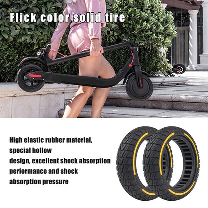 For Xiaomi Mi 4 / Mi 4 Pro Electric Scooter 10x2.5-7-Inch Replacement Rubber Tire Anti-Slip E-Scooter Wheel