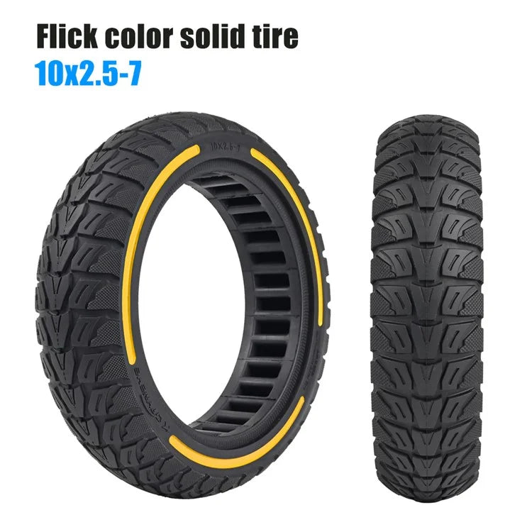 For Xiaomi Mi 4 / Mi 4 Pro Electric Scooter 10x2.5-7-Inch Replacement Rubber Tire Anti-Slip E-Scooter Wheel