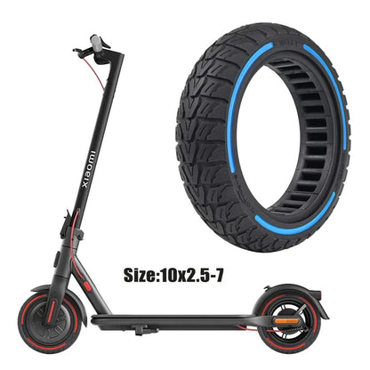 For Xiaomi Mi 4 / Mi 4 Pro Electric Scooter 10x2.5-7-Inch Replacement Rubber Tire Anti-Slip E-Scooter Wheel