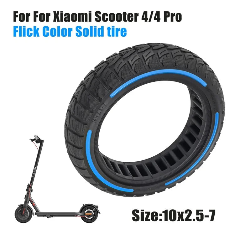 For Xiaomi Mi 4 / Mi 4 Pro Electric Scooter 10x2.5-7-Inch Replacement Rubber Tire Anti-Slip E-Scooter Wheel