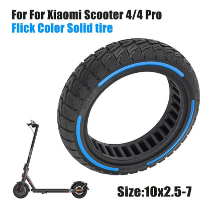 For Xiaomi Mi 4 / Mi 4 Pro Electric Scooter 10x2.5-7-Inch Replacement Rubber Tire Anti-Slip E-Scooter Wheel