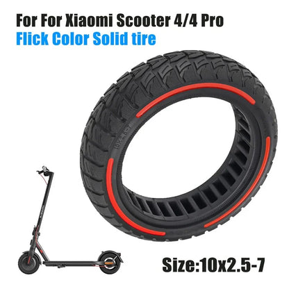 For Xiaomi Mi 4 / Mi 4 Pro Electric Scooter 10x2.5-7-Inch Replacement Rubber Tire Anti-Slip E-Scooter Wheel