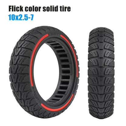 For Xiaomi Mi 4 / Mi 4 Pro Electric Scooter 10x2.5-7-Inch Replacement Rubber Tire Anti-Slip E-Scooter Wheel