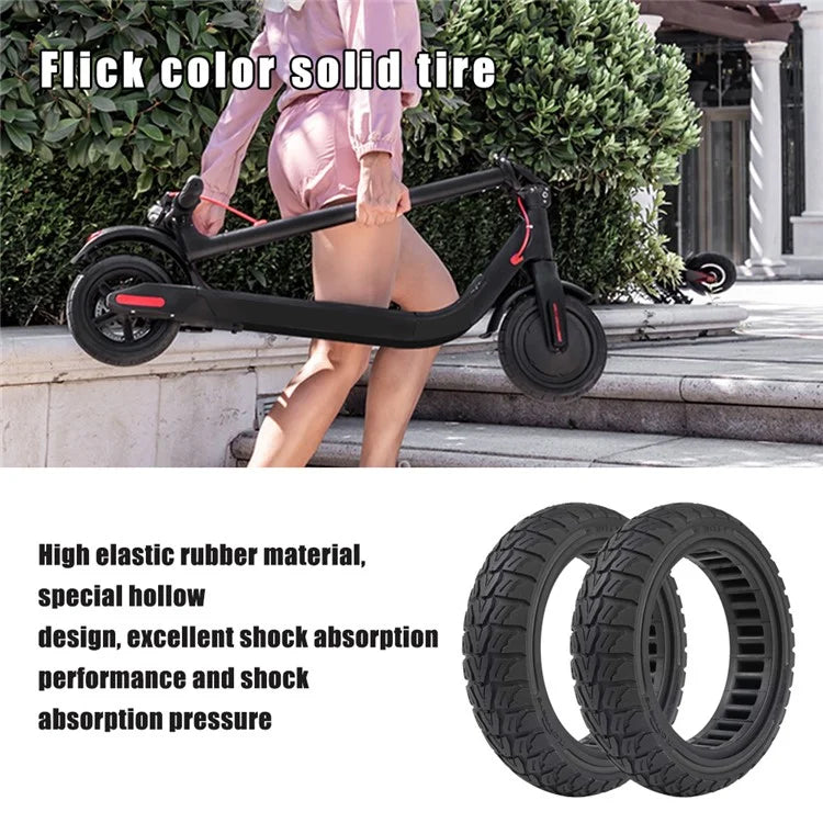 For Xiaomi Mi 4 / Mi 4 Pro Electric Scooter 10x2.5-7-Inch Replacement Rubber Tire Anti-Slip E-Scooter Wheel