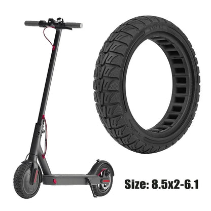 For Xiaomi M365 / Pro / Pro2 / 1S / Lite E-Scooter 8.5x2 Inch Anti-Slip Wheel Replacement Rubber Tire