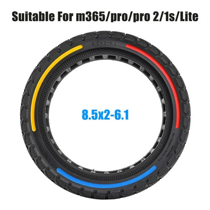 For Xiaomi M365 / Pro / Pro2 / 1S / Lite E-Scooter 8.5x2 Inch Anti-Slip Wheel Replacement Rubber Tire