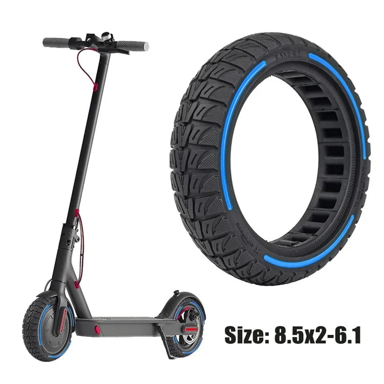 For Xiaomi M365 / Pro / Pro2 / 1S / Lite E-Scooter 8.5x2 Inch Anti-Slip Wheel Replacement Rubber Tire
