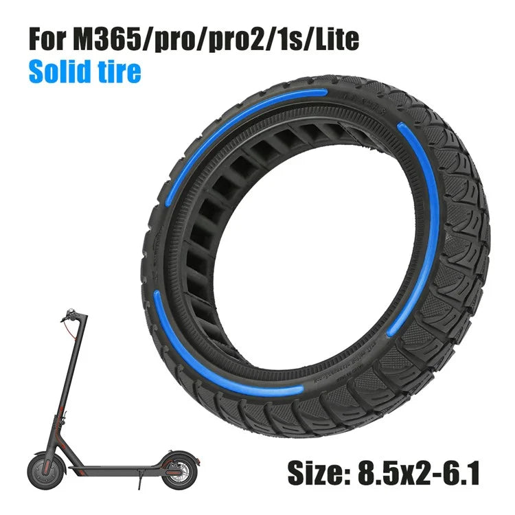 For Xiaomi M365 / Pro / Pro2 / 1S / Lite E-Scooter 8.5x2 Inch Anti-Slip Wheel Replacement Rubber Tire