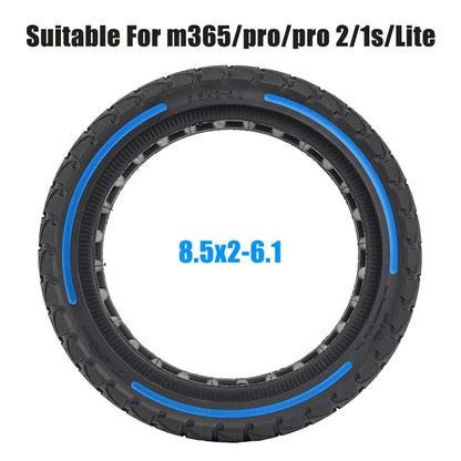 For Xiaomi M365 / Pro / Pro2 / 1S / Lite E-Scooter 8.5x2 Inch Anti-Slip Wheel Replacement Rubber Tire