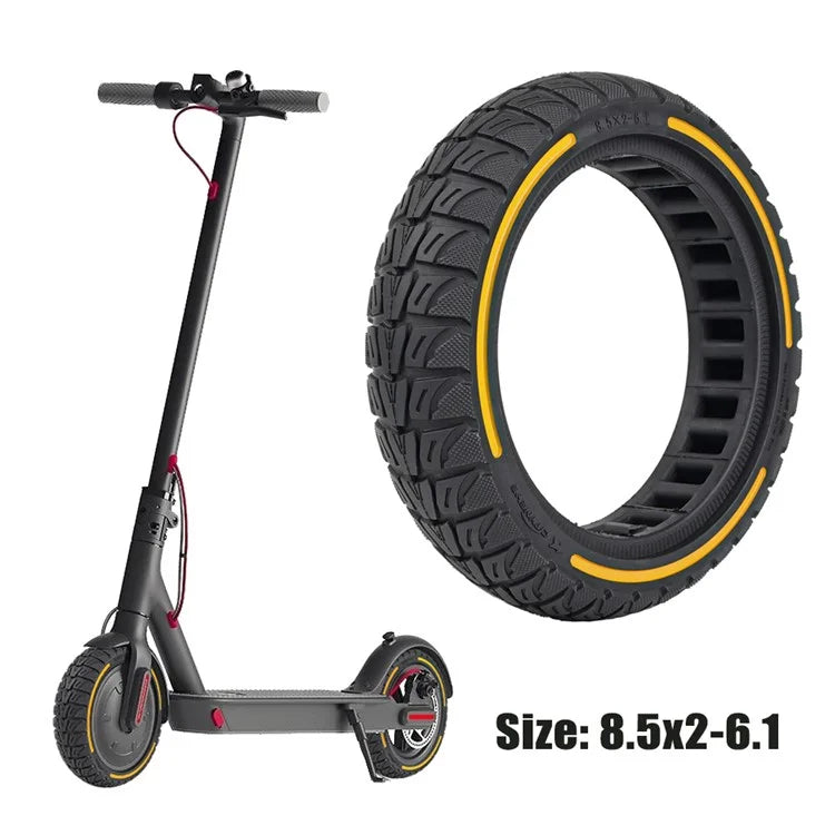For Xiaomi M365 / Pro / Pro2 / 1S / Lite E-Scooter 8.5x2 Inch Anti-Slip Wheel Replacement Rubber Tire