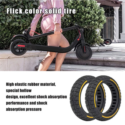 For Xiaomi M365 / Pro / Pro2 / 1S / Lite E-Scooter 8.5x2 Inch Anti-Slip Wheel Replacement Rubber Tire