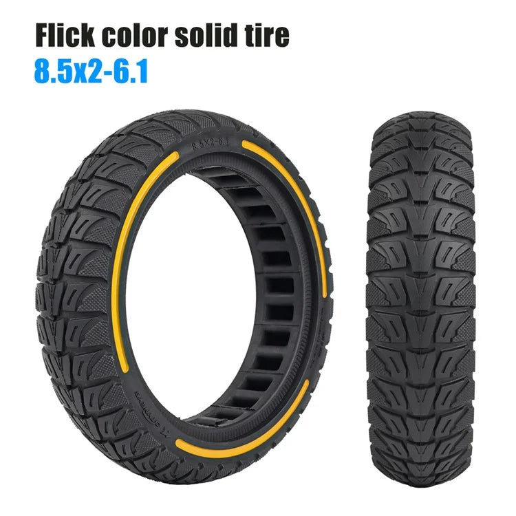 For Xiaomi M365 / Pro / Pro2 / 1S / Lite E-Scooter 8.5x2 Inch Anti-Slip Wheel Replacement Rubber Tire