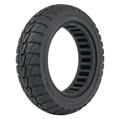 For Niu Electric Kick Scooter 9.5*2.5-6.1 Rubber Tire Honeycomb Shock Absorption Inflation Free Tyre