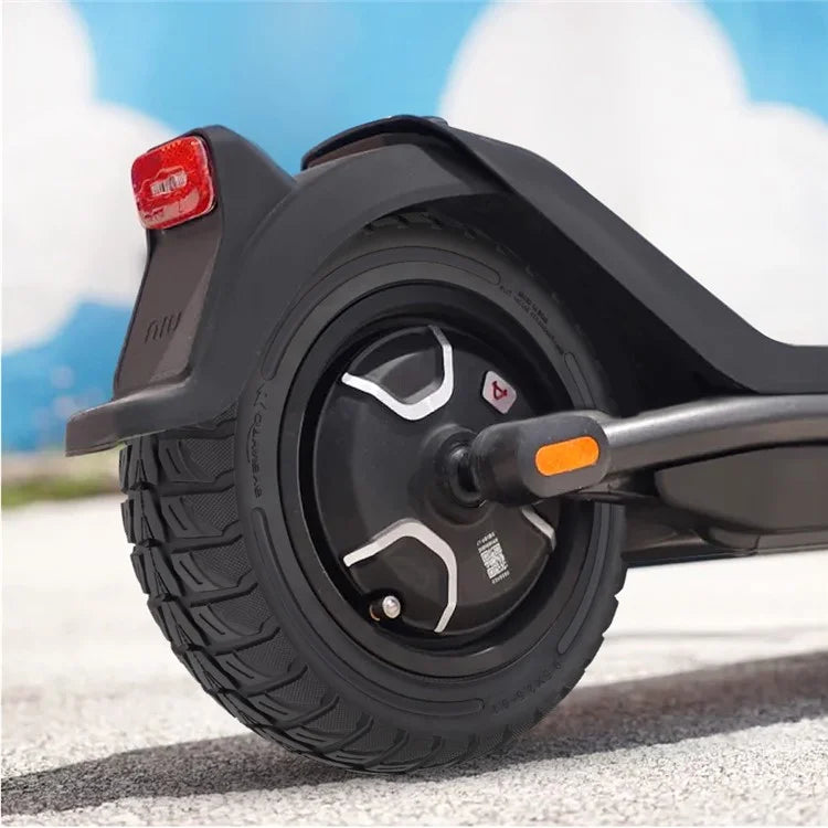 For Niu Electric Kick Scooter 9.5*2.5-6.1 Rubber Tire Honeycomb Shock Absorption Inflation Free Tyre
