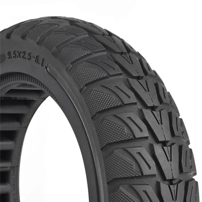 For Niu Electric Kick Scooter 9.5*2.5-6.1 Rubber Tire Honeycomb Shock Absorption Inflation Free Tyre
