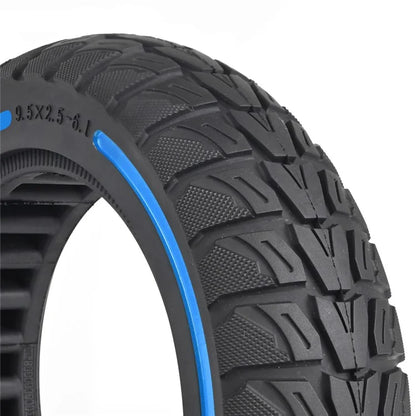 For Niu Electric Kick Scooter 9.5*2.5-6.1 Rubber Tire Honeycomb Shock Absorption Inflation Free Tyre