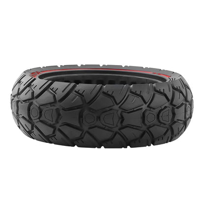 AMITOR 10x2.7 10-Inch Scooter Replacement Wheel Red Line Decor Rubber Tire for 53.5mm Slot