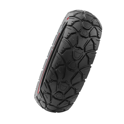 AMITOR 10x2.7 10-Inch Scooter Replacement Wheel Red Line Decor Rubber Tire for 53.5mm Slot
