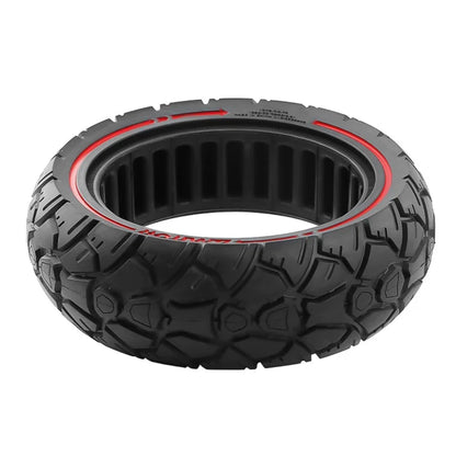 AMITOR 10x2.7 10-Inch Scooter Replacement Wheel Red Line Decor Rubber Tire for 53.5mm Slot