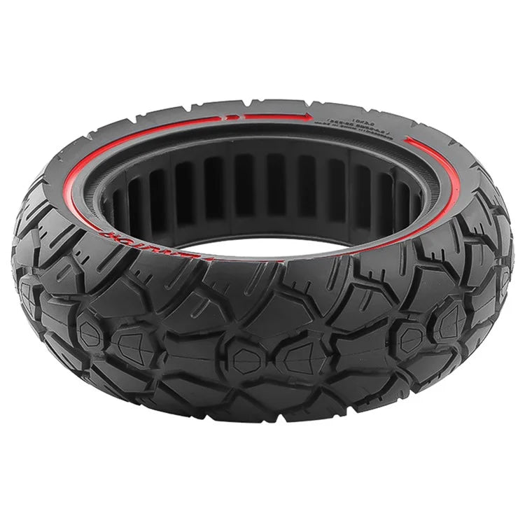 AMITOR 10x3 10-Inch Scooter Replacement Wheel Red Line Decor Rubber Tire for 53.5mm Slot