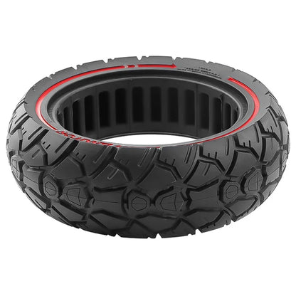 AMITOR 10x3 10-Inch Scooter Replacement Wheel Red Line Decor Rubber Tire for 53.5mm Slot