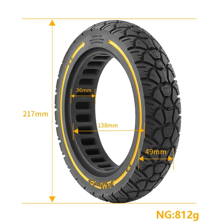 AMITOR 9.5-Inch Electric Scooter Off-Road Tire Replacement Wheel for 36mm Slot