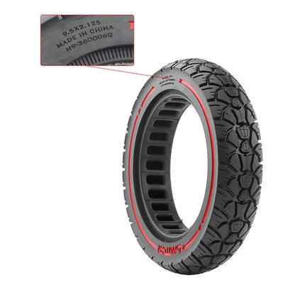 AMITOR 9.5-Inch Electric Scooter Off-Road Tire Replacement Wheel for 36mm Slot