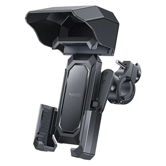 YESIDO C331 Bicycle Phone Holder with Sunshade, Bike Handlebar Phone Mount
