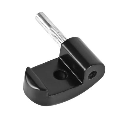 LYXM157 For Xiaomi M365 Electric Scooter Front Folding Hook Lock 304 Stainless Steel Buckle Latch Kit - Black