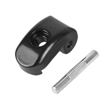 LYXM157 For Xiaomi M365 Electric Scooter Front Folding Hook Lock 304 Stainless Steel Buckle Latch Kit - Black