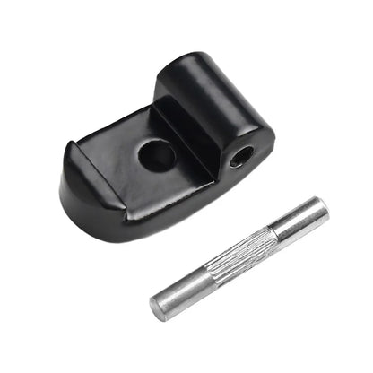 LYXM157 For Xiaomi M365 Electric Scooter Front Folding Hook Lock 304 Stainless Steel Buckle Latch Kit - Black