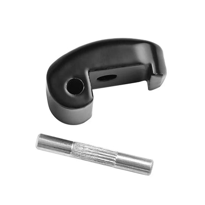 LYXM157 For Xiaomi M365 Electric Scooter Front Folding Hook Lock 304 Stainless Steel Buckle Latch Kit - Black