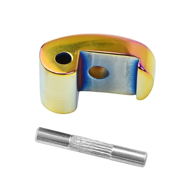 LYXM157 For Xiaomi M365 Electric Scooter Front Folding Hook Lock 304 Stainless Steel Buckle Latch Kit - Colorful