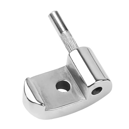 LYXM157 For Xiaomi M365 Electric Scooter Front Folding Hook Lock 304 Stainless Steel Buckle Latch Kit - Silver