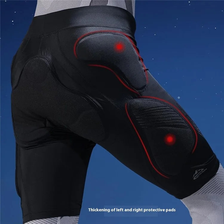 GOLOVEJOY HX38 Adult Ski Hip Protection Short Pants Roller Skating Thickened Shock Absorption Anti-Fall Shorts
