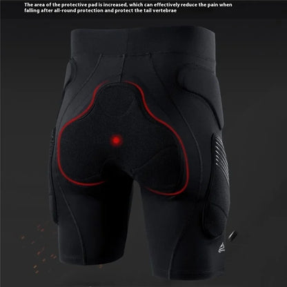 GOLOVEJOY HX38 Adult Ski Hip Protection Short Pants Roller Skating Thickened Shock Absorption Anti-Fall Shorts